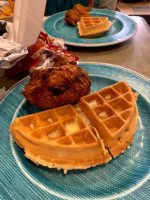 Bruno's Fried Chicken Waffles inside