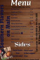 Southern Flavorz Llc menu