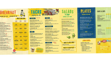 Tacodeli West menu