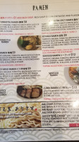 Tampopo Ramen menu