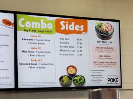 Sweet Poke menu