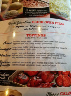 Flippers Pizzeria menu