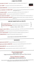 Yaya's Euro Bistro menu