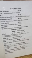 Bob's Hometown Pizza menu