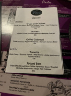 Violette's Cellar menu