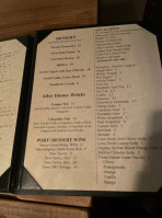 The Park Street Tavern menu