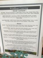 Wildflour Cafe And Catering menu