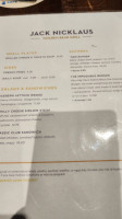Jack Nicklaus Golden Bear Grill menu