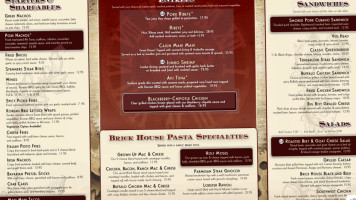 The Brick House menu
