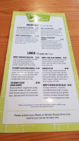 The Diner Vancouver menu