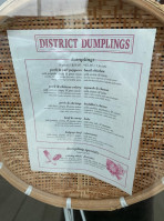 District Dumplings food