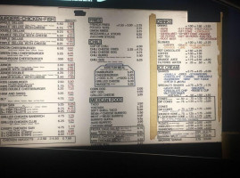 R D's Drive-in menu