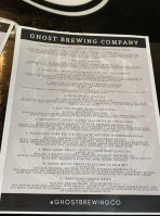 Ghost Brewing Company menu