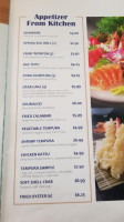 Ichiban Japanese Steakhouse Sushi menu