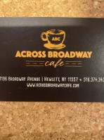 Across Broadway Cafe food