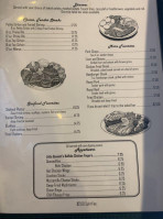 Audrey's menu
