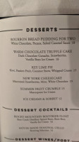 Steakhouse 316 menu