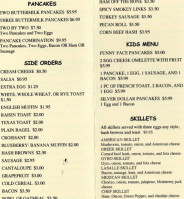 La Salle Cafe Luna Inc menu