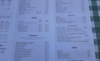 Bada Bing Pizza menu