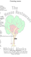 The Tree House menu