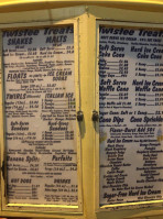 Twistee Treat menu