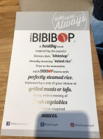 Bibibop Asian Grill menu