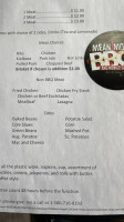 Mean Mo's Bbq And Mobile Catering menu