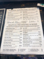 The Wharf 850 menu