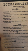 Double Barrel Craft Kitchen And Taphouse menu