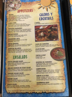 Si Senor Mexican Grill menu