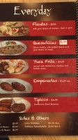Los Primos (pupuseria El Salvador) menu