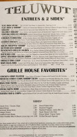 Teluwut Grille House Pub menu