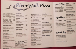 River Walk Pizza menu