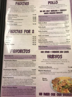 Guadalajara Mexican Aberdeen, Sd menu