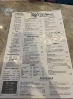 Rio Cantina Mexican Grill menu