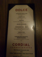 Sorelle And Grill menu