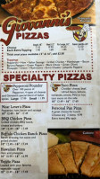 Giovanni's Pizza At Man, Wv menu
