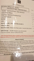 Shabu Shabu Zen menu