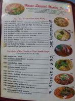 Pho Thang menu