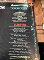 La Catrina Tacos Margaritas menu