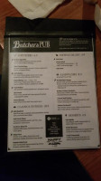 The Butchers Pub Pineville menu