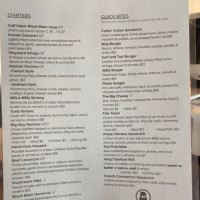 The Mariner Grill menu