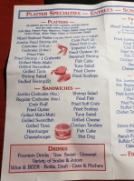 Anne Arundel Seafood menu