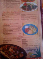 Tequila's Mexican menu