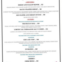 The Jellyfish Seafood Restaurant And Bar menu