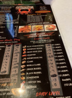 The Juicy Crab menu