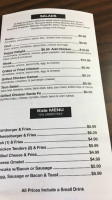 Southside Cafe menu