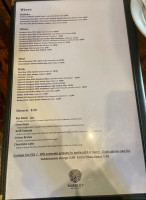 Tigerlily menu