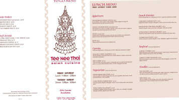 Tee Nee Thai Cuisine inside