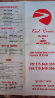 Red River Seafood Steakhouse menu